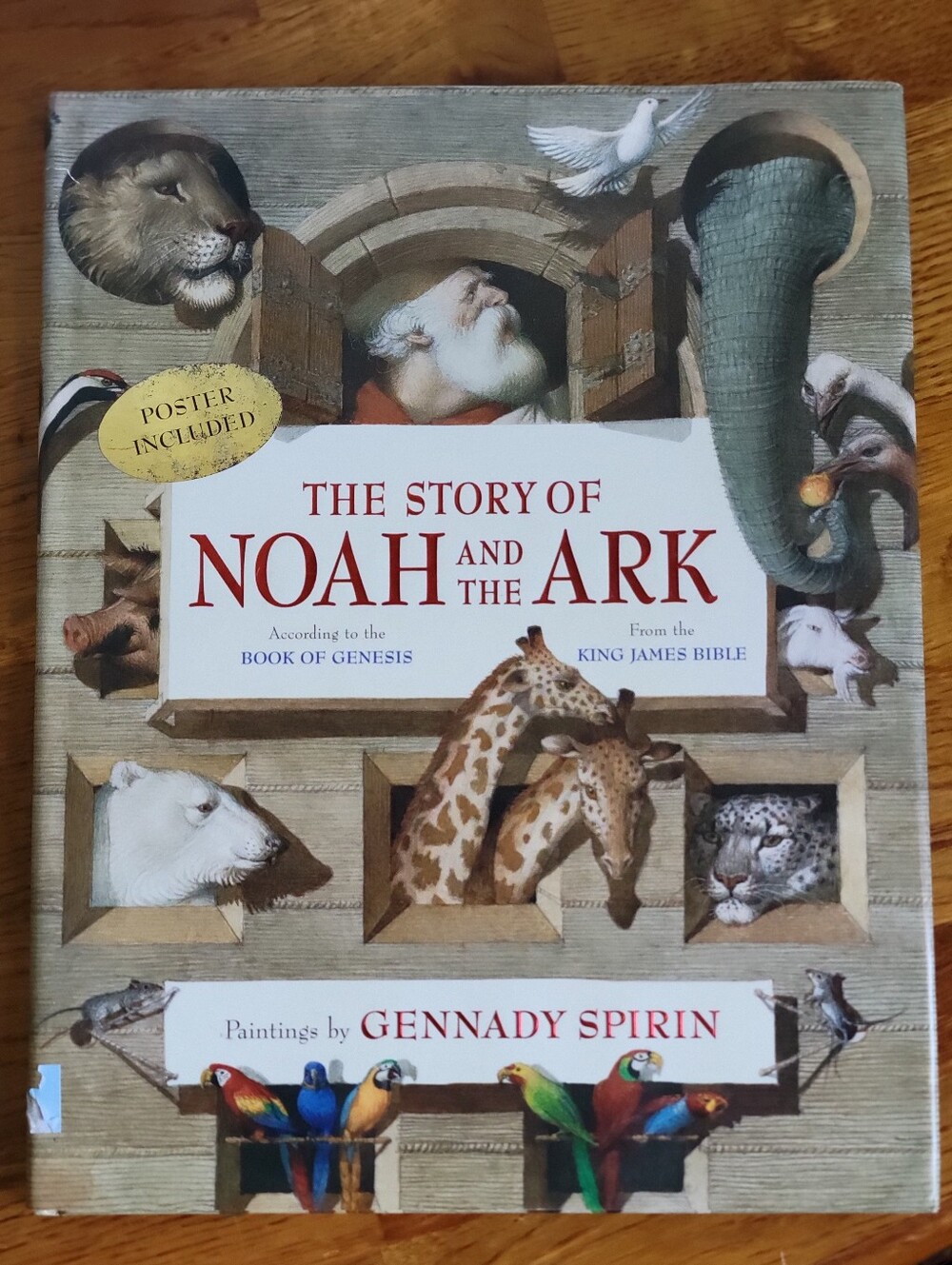 The Story of Noah and the Ark - Illustrated Hardcover Includes Poster